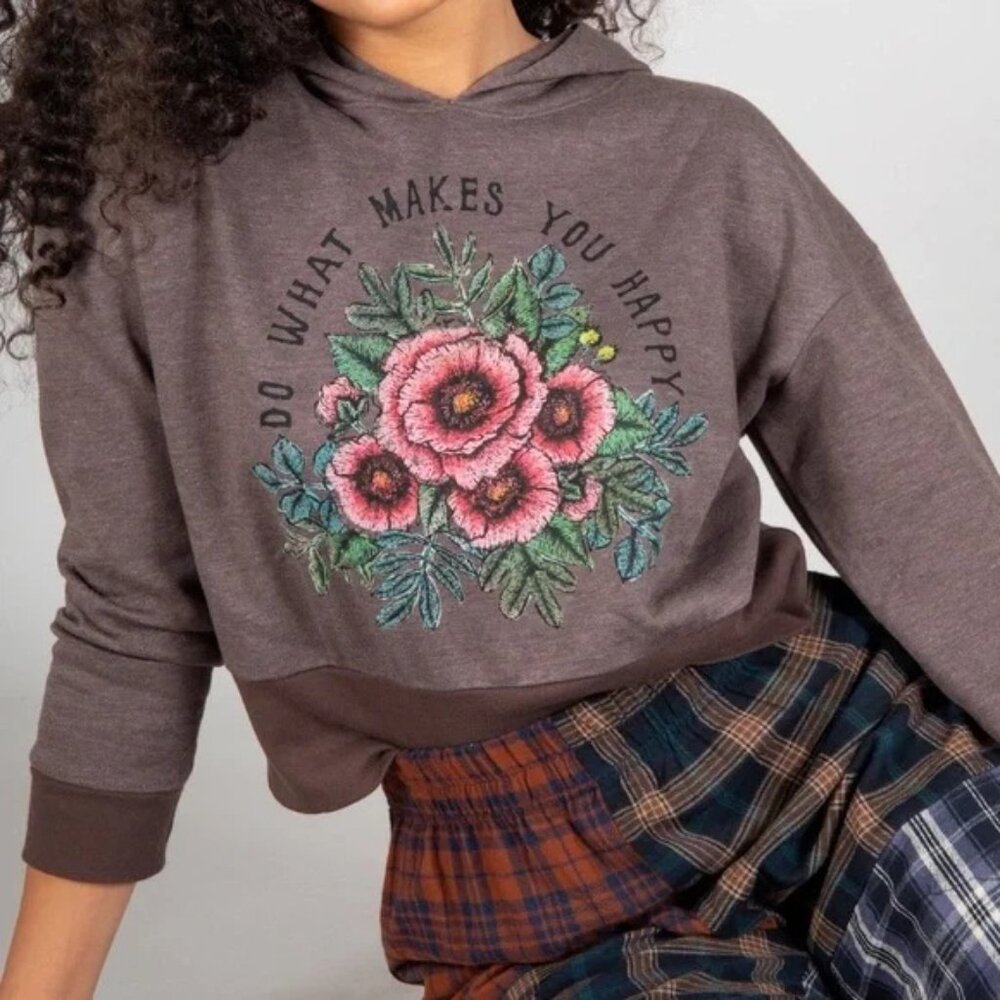 NWT Natural Life Cropped Hoodies, Small